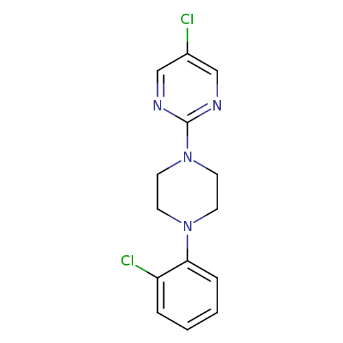 5-chloro-2-[4-(2-chlorophenyl)piperazin-1-yl]pyrimidine