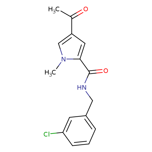 4-acetyl-N-[(3-chlorophenyl)methyl]-1-methyl-1H-pyrrole-2-carboxamide