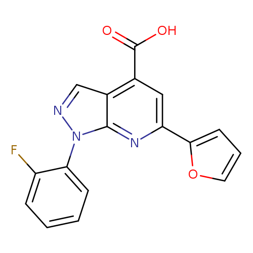 1-(2-Fluorophenyl)-6-(furan-2-yl)-1H-pyrazolo[3,4-b]pyridine-4-carboxylic acid