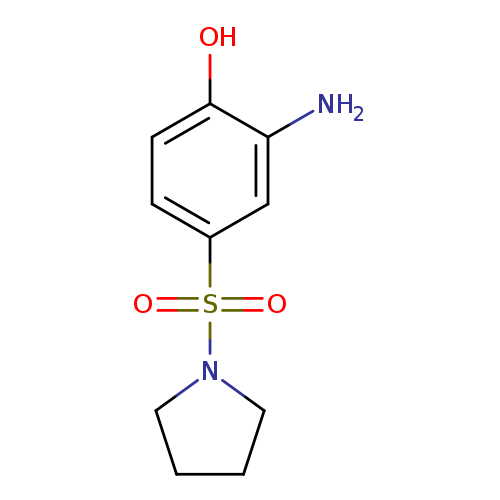 2-Amino-4-(pyrrolidine-1-sulfonyl)-phenol