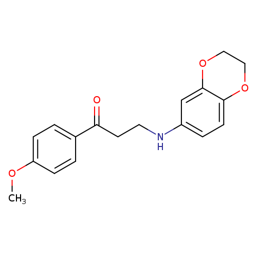 3-((2,3-Dihydrobenzo[b][1,4]dioxin-6-yl)amino)-1-(4-methoxyphenyl)propan-1-one