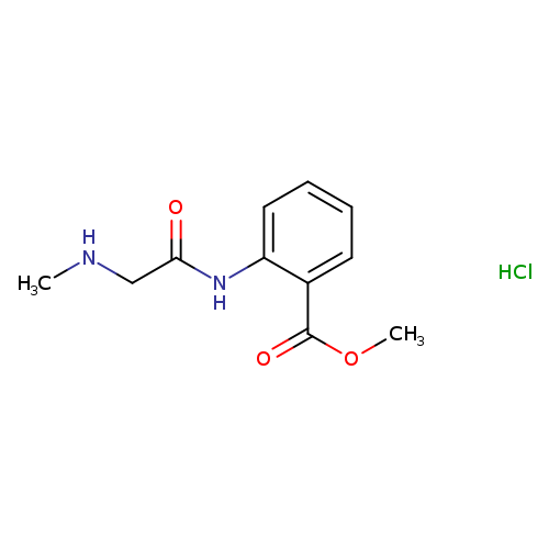 methyl 2-[2-(methylamino)acetamido]benzoate hydrochloride