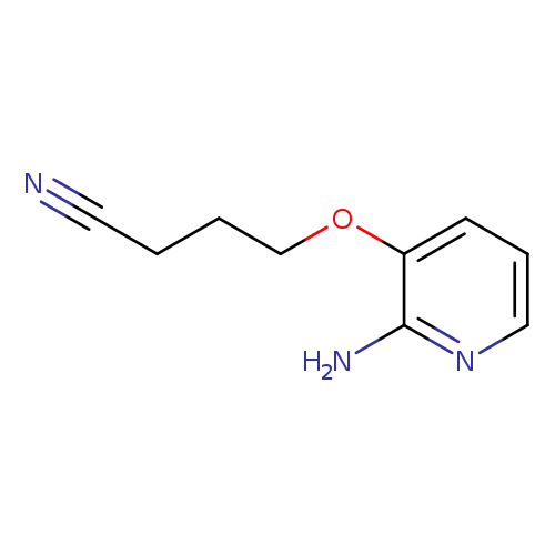 4-[(2-aminopyridin-3-yl)oxy]butanenitrile