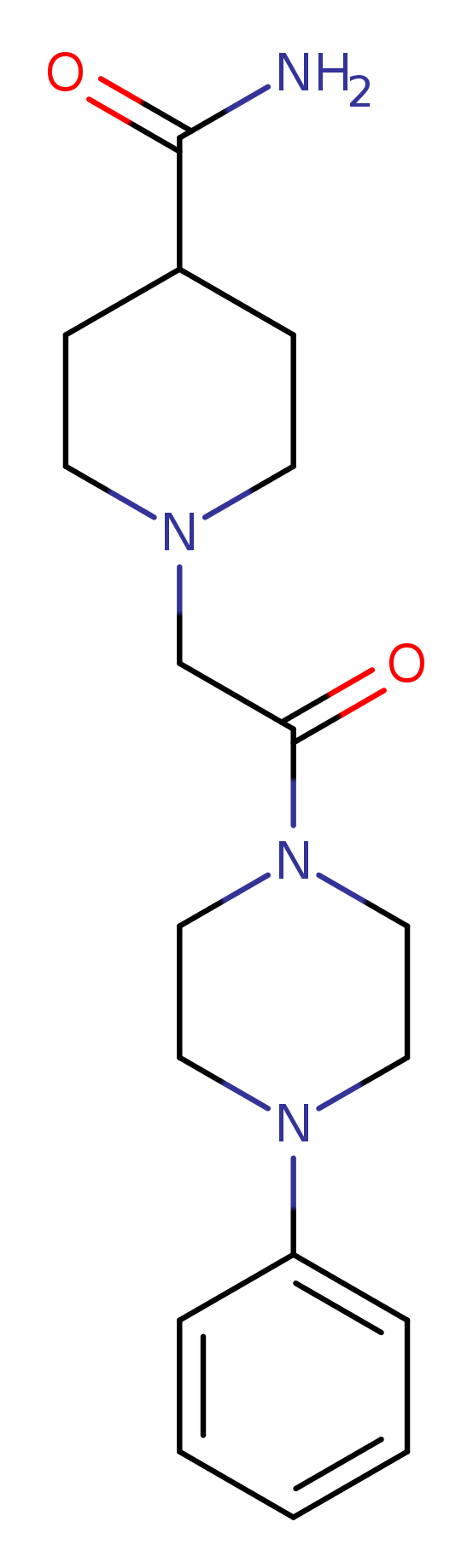 1-[2-oxo-2-(4-phenylpiperazin-1-yl)ethyl]piperidine-4-carboxamide