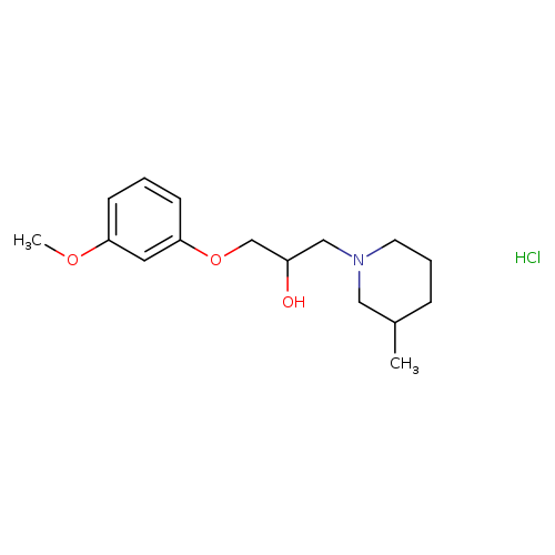 1-(3-METHOXYPHENOXY)-3-(3-METHYLPIPERIDIN-1-YL)PROPAN-2-OL HYDROCHLORIDE