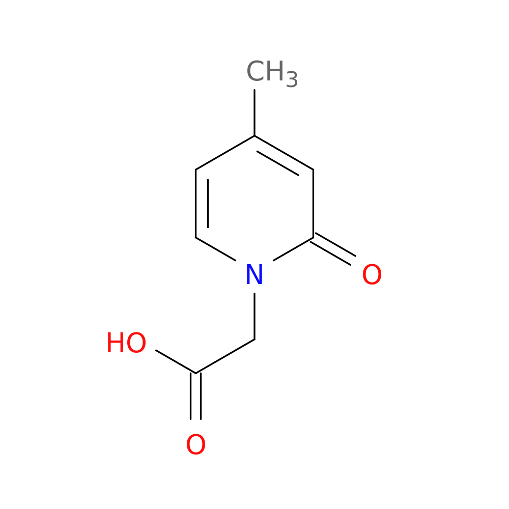2-(4-METHYL-2-OXOPYRIDIN-1(2H)-YL)ACETIC ACID