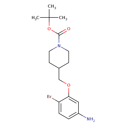 4-(5-Amino-2-bromo-phenoxymethyl)-piperidine-1-carboxylic acid tert-butyl ester