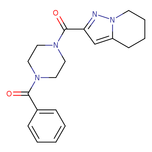 1-benzoyl-4-{4H,5H,6H,7H-pyrazolo[1,5-a]pyridine-2-carbonyl}piperazine