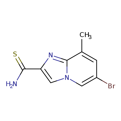 6-bromo-8-methylimidazo[1,2-a]pyridine-2-carbothioamide