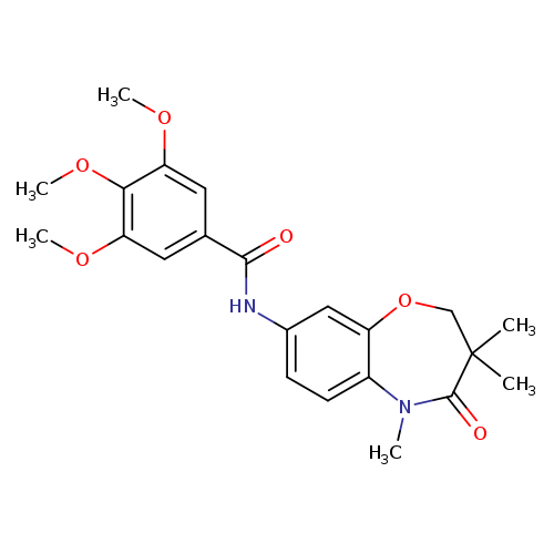 3,4,5-trimethoxy-N-(3,3,5-trimethyl-4-oxo-2,3,4,5-tetrahydro-1,5-benzoxazepin-8-yl)benzamide