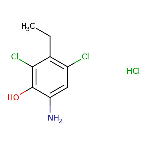 Phenol, 6-amino-2,4-dichloro-3-ethyl-, hydrochloride (1:1)