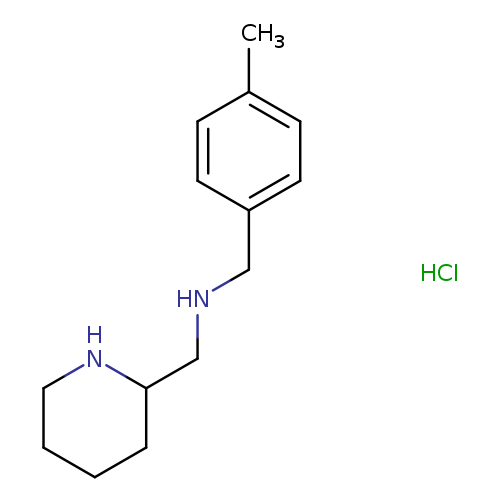2-Piperidinemethanamine, N-[(4-methylphenyl)methyl]-, hydrochloride (1:1)