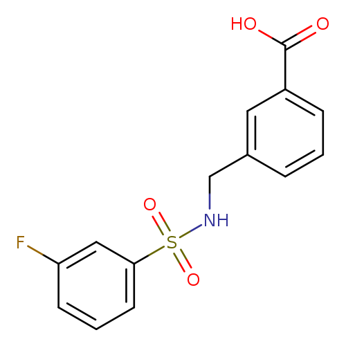 3-[(3-fluorobenzenesulfonamido)methyl]benzoic acid