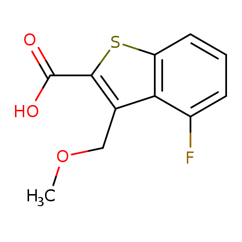 4-fluoro-3-(methoxymethyl)-1-benzothiophene-2-carboxylic acid