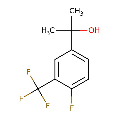 2-[4-Fluoro-3-(trifluoromethyl)phenyl]propan-2-ol