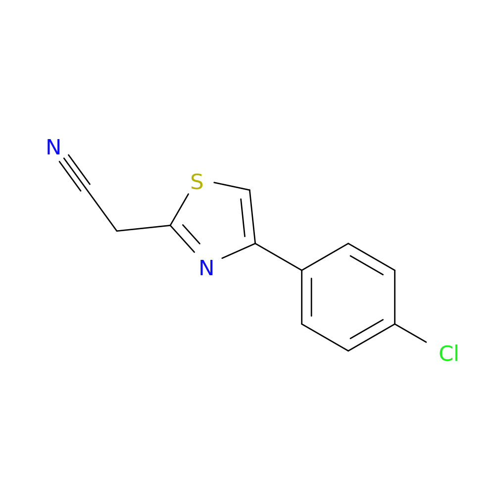 2-[4-(4-chlorophenyl)-1,3-thiazol-2-yl]acetonitrile