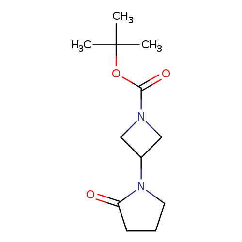 1-Azetidinecarboxylic acid, 3-(2-oxo-1-pyrrolidinyl)-, 1,1-dimethylethyl ester
