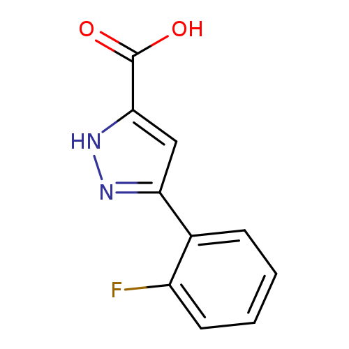 3-(2-Fluorophenyl)-1H-pyrazole-5-carboxylic acid