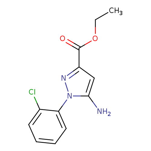 5-Amino-1-(2-chloro-phenyl)-1H-pyrazole-3-carboxylic acid ethyl ester