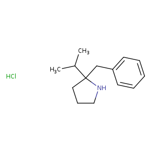 2-benzyl-2-(propan-2-yl)pyrrolidine hydrochloride
