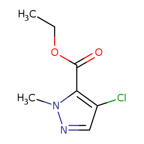 1H-Pyrazole-5-carboxylicacid,4-chloro-1-methyl-,ethylester(9CI)