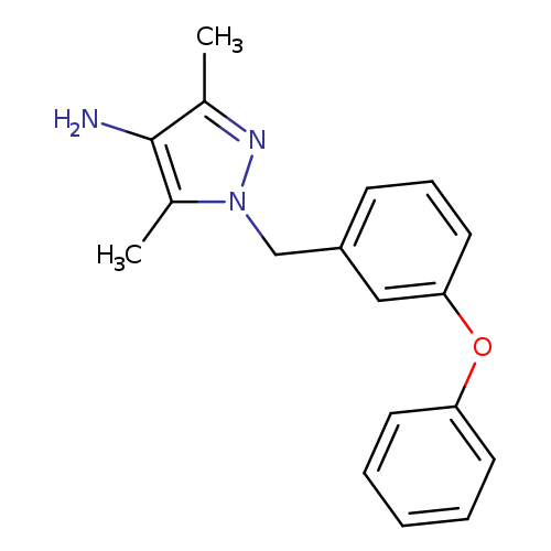 3,5-dimethyl-1-[(3-phenoxyphenyl)methyl]-1H-pyrazol-4-amine