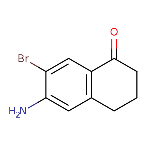 6-amino-7-bromo-1,2,3,4-tetrahydronaphthalen-1-one