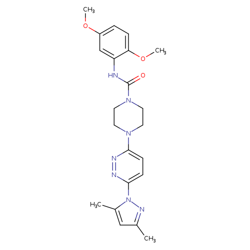 N-(2,5-dimethoxyphenyl)-4-[6-(3,5-dimethyl-1H-pyrazol-1-yl)pyridazin-3-yl]piperazine-1-carboxamide