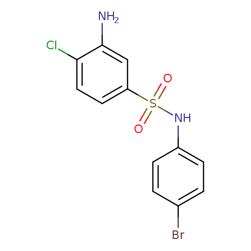 3-amino-N-(4-bromophenyl)-4-chlorobenzene-1-sulfonamide
