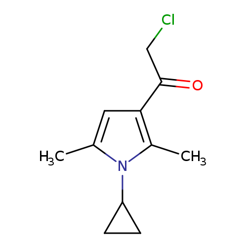 2-Chloro-1-(1-cyclopropyl-2,5-dimethyl-1h-pyrrol-3-yl)ethanone