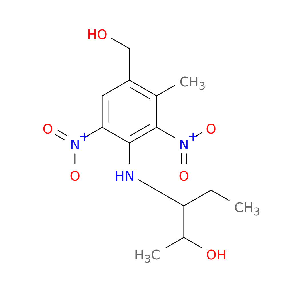 3-((4-(hydroxymethyl)-3-methyl-2,6-dinitrophenyl)amino)pentan-2-ol