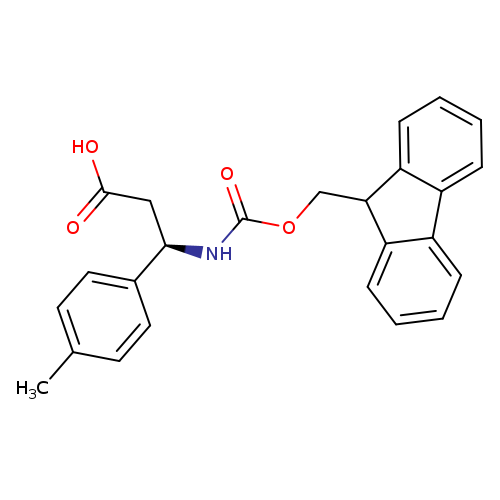 Benzenepropanoic acid, b-[[(9H-fluoren-9-ylmethoxy)carbonyl]amino]-4-methyl-,(bR)-