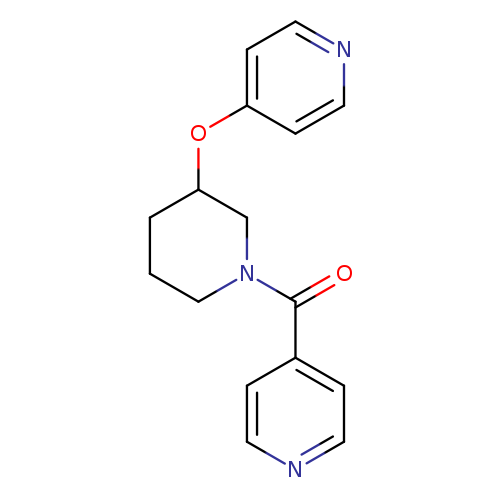4-[3-(pyridin-4-yloxy)piperidine-1-carbonyl]pyridine