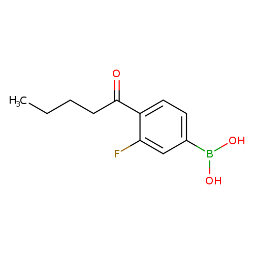 3-Fluoro-4-pentanoylphenylboronic acid