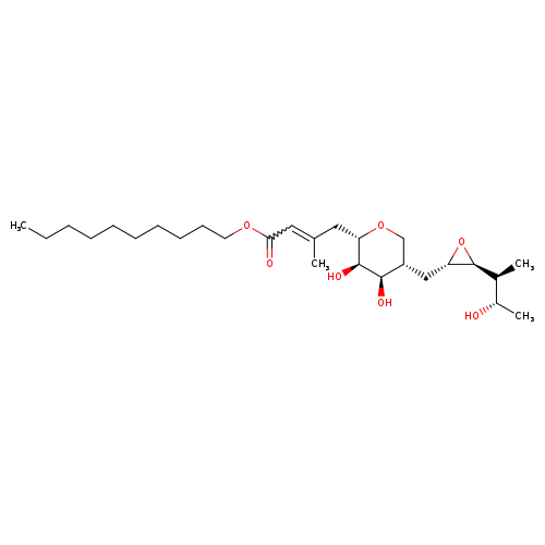 Decyl[2E,8[2S,3S(1S,2S)]]-5,9-Anhydro-2,3,4,8-tetradeoxy-8-[[3-(2-hydroxy-1-methylpropyl)oxiranyl]methyl]-3-methyl-L-talo-Non-2-enonicAcidEster