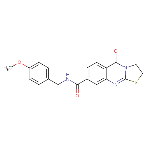 N-[(4-methoxyphenyl)methyl]-5-oxo-2H,3H,5H-[1,3]thiazolo[2,3-b]quinazoline-8-carboxamide