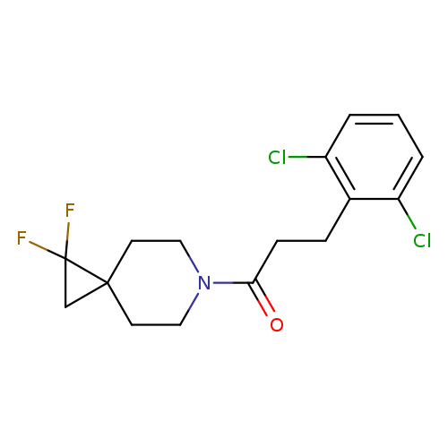 3-(2,6-dichlorophenyl)-1-{1,1-difluoro-6-azaspiro[2.5]octan-6-yl}propan-1-one