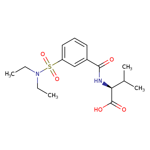 (2S)-2-{[3-(diethylsulfamoyl)phenyl]formamido}-3-methylbutanoic acid