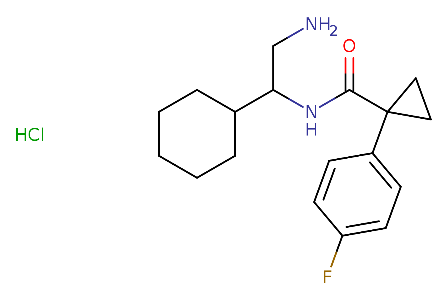 N-(2-amino-1-cyclohexylethyl)-1-(4-fluorophenyl)cyclopropane-1-carboxamide hydrochloride