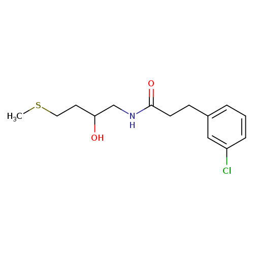 3-(3-chlorophenyl)-N-[2-hydroxy-4-(methylsulfanyl)butyl]propanamide
