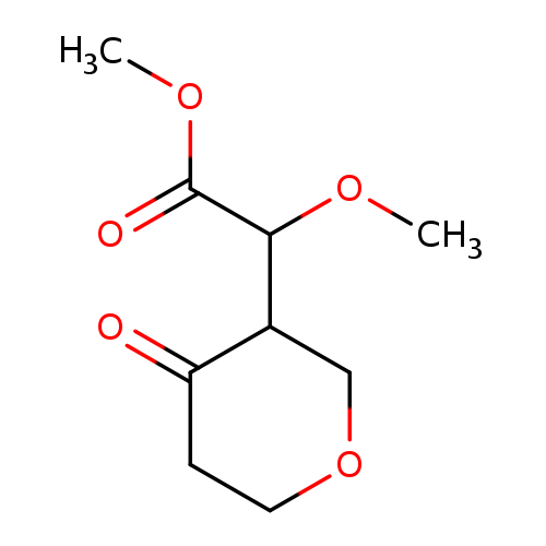 methyl2-methoxy-2-(4-oxooxan-3-yl)acetate