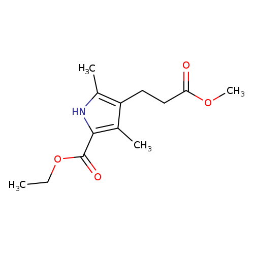 ethyl 4-(2-methoxycarbonylethyl)-3,5-dimethyl-1H-pyrrole-2-carboxylate