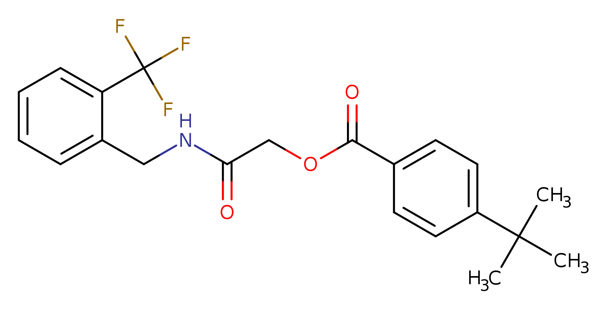 ({[2-(trifluoromethyl)phenyl]methyl}carbamoyl)methyl 4-tert-butylbenzoate