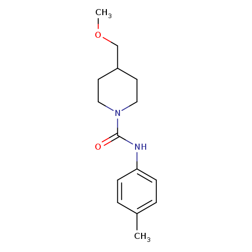 4-(methoxymethyl)-N-(4-methylphenyl)piperidine-1-carboxamide