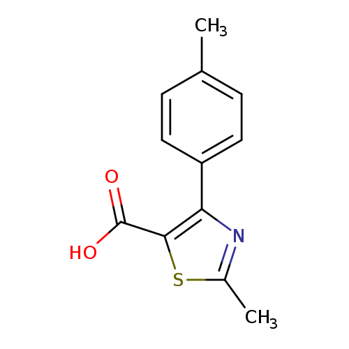 2-Methyl-4-(4-methylphenyl)-5-thiazolecarboxylic acid