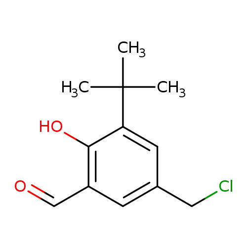 Benzaldehyde, 5-(chloromethyl)-3-(1,1-dimethylethyl)-2-hydroxy-