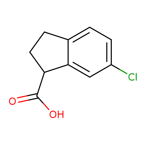 6-Chloro-2,3-dihydro-1H-indene-1-carboxylic acid