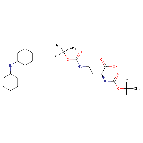 Butanoic Acid, 2,4-Bis[[(1,1-Dimethylethoxy)Carbonyl]Amino]-, (2S)-, Compd. With N-Cyclohexylcyclohexanamine (1:1)