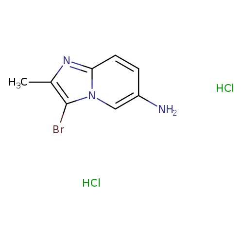 3-bromo-2-methylimidazo[1,2-a]pyridin-6-amine dihydrochloride