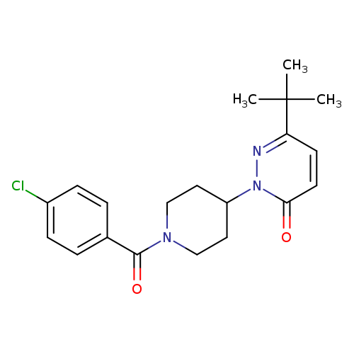 6-tert-butyl-2-[1-(4-chlorobenzoyl)piperidin-4-yl]-2,3-dihydropyridazin-3-one